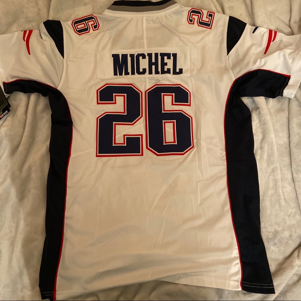 New England Patriots NFL 100 Michel Jersey